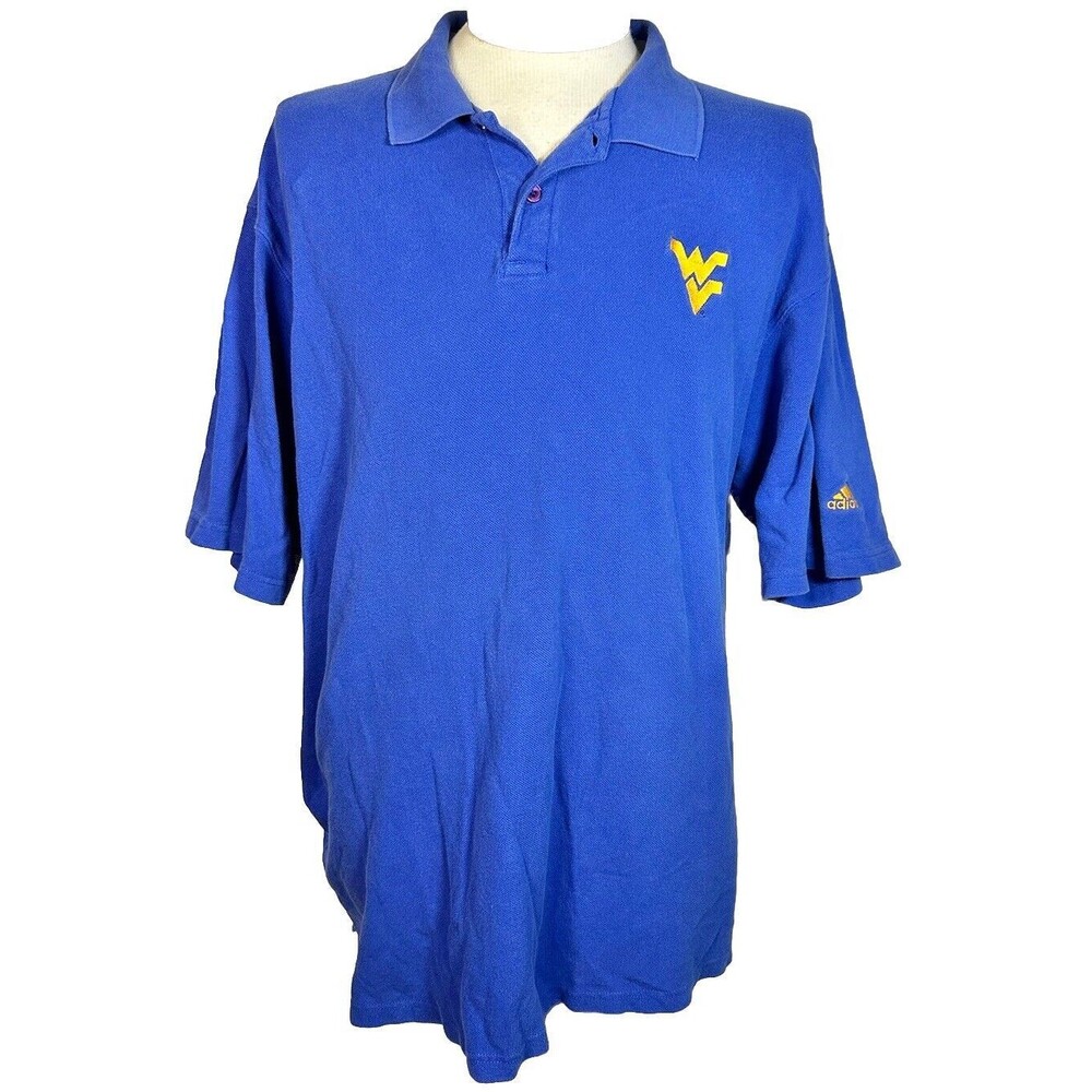 Vintage 90’s West Virginia University Mountaineers Embroidered Polo Shirt